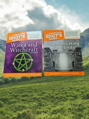 Set Of The Complete Idiot's Guide To Witchcraft & Communicating W/Spirits Books